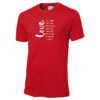 tshirts-love-red.jpg 1 Corintians 13 Love Never Fails T-shirt - Red