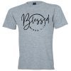 Blessed Circle JHN1-16 Grey Christian Apparel T-Shirt Blessed Rec John1-16