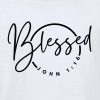Blessed Circular JHN1-16 White (2) Christian Apparel T-Shirt Blessed Rec John1-16