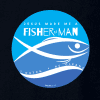 Fisher of Man MK1-17 Black (2) Christian Apparel T-shirt Fisher of Man Mark 1:17