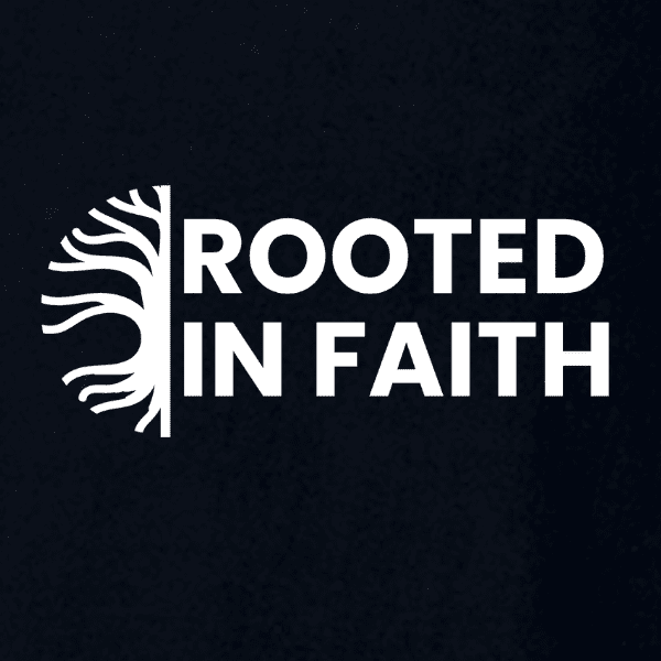 Rooted in Faith COL2-6-7 Black (2) Christian Apparel T-shirt Rooted in Faith Colossians 2:6-7