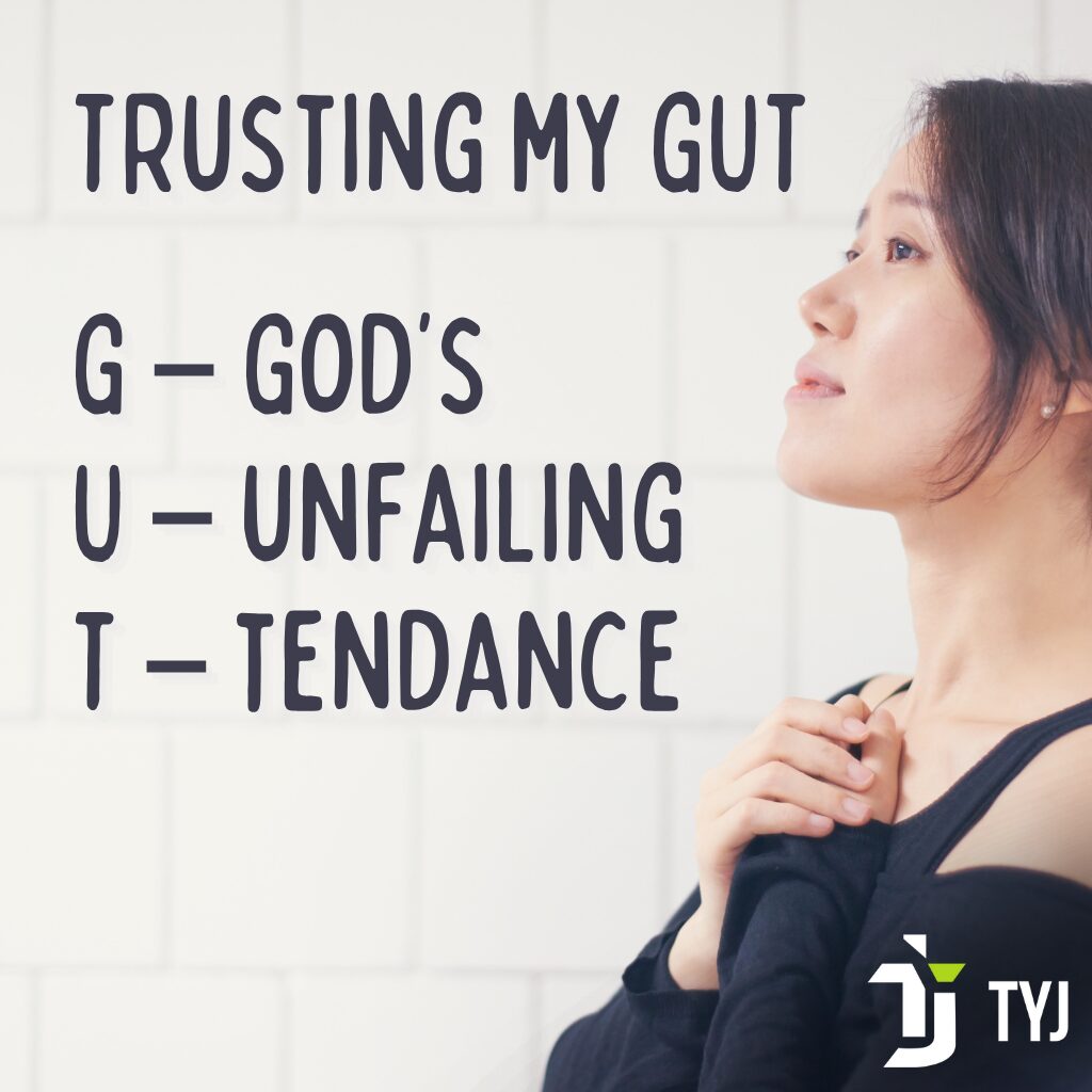 GUT – God’s Unfailing Tendance explained with a Christian woman listening for God’s guidance
